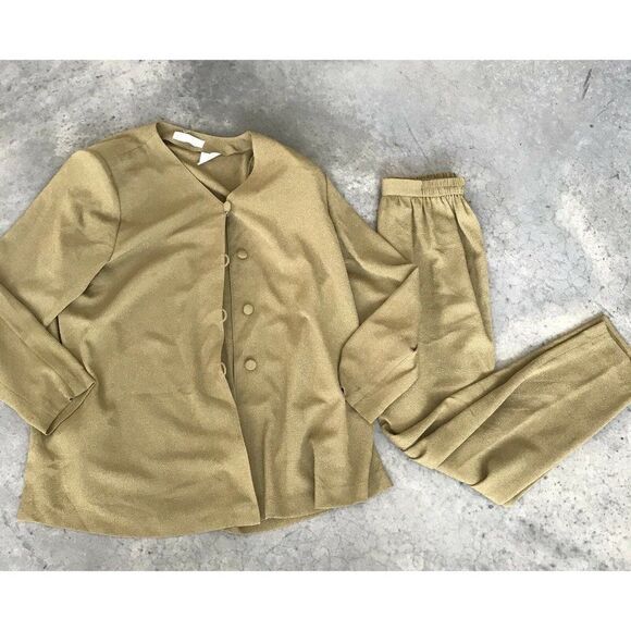 Hitoshi Tamura Womens Kimono Pant Set Suit A7 XS Small - Picture 1 of 7